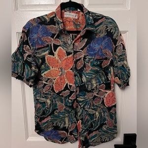 Vintage floral button down